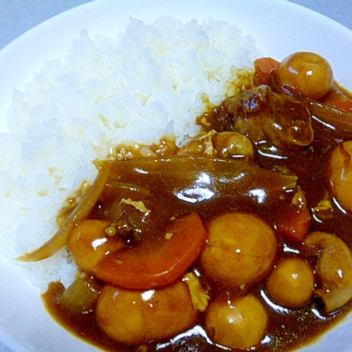 土鍋で節約♪鶏の内臓で♪煮込みカレー